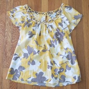 Banana Republic Short Sleeve Blouse Top